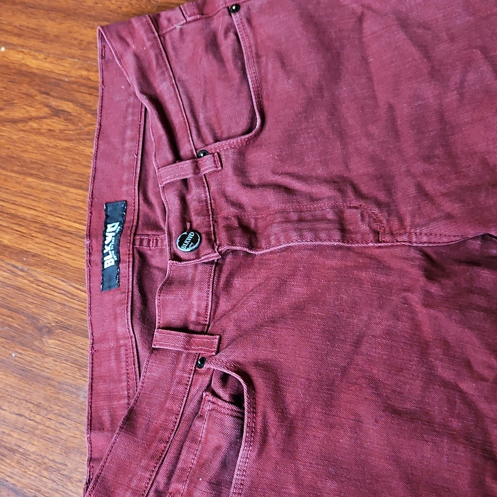 BLKWD Burgundy Denim Jeans 32x30